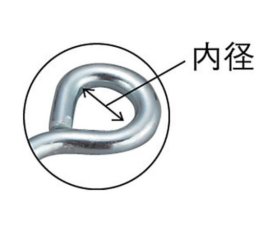 ユニクロロープ止め丸型13×600mm