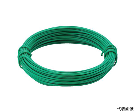 カラー針金 小巻タイプ 緑 18番手 線径1.2mm×10m TCWS-12GN