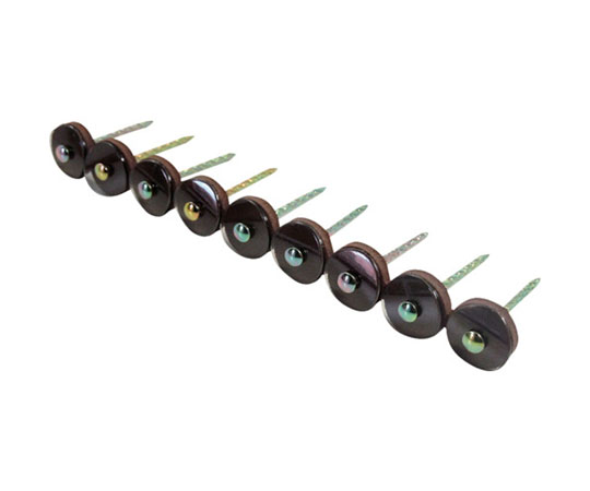 ポリカーボネイト連結傘釘14×38ブロンズ（270本入）