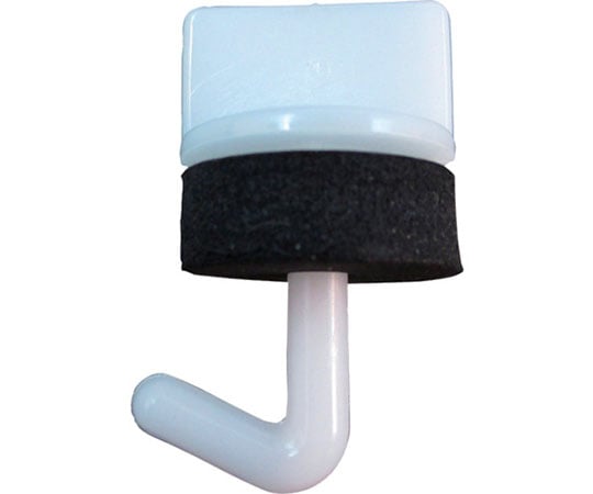 ワンタッチプラフック 19mm 白 （1箱（袋）=10本入）