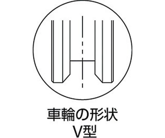 61-2124-10 マルコン枠付オールステンレス重量車 110mm V型 S-3000-110