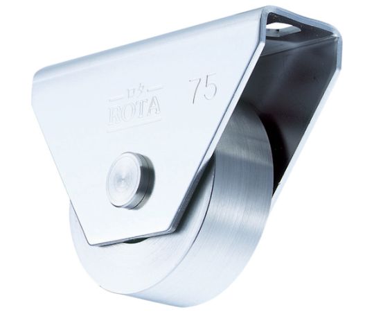 ロタ・ステンレス重量戸車 車輪径110mm 平型