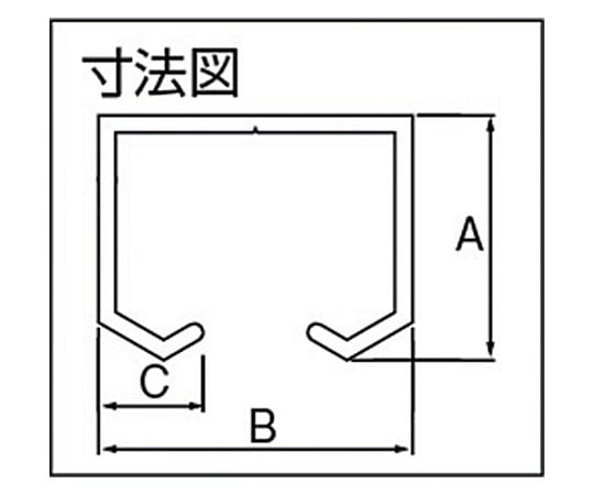 アルミ製ドアハンガーSD10Aレール　3640　シルバー　10A-R36S