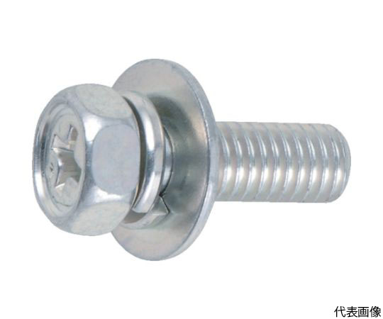 組込ボルト アブセットP-3 三価白 M5×12 31本入