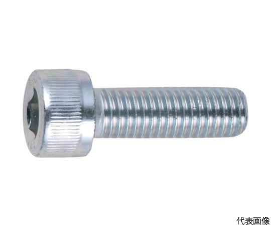 六角穴付ボルト 三価白 全ネジ M5×25 23本入