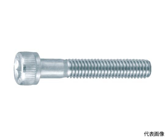 六角穴付ボルト 三価白 半ネジ M10×45 4本入