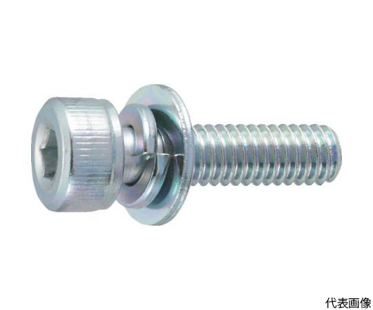 六角穴付組込ボルトI-3 三価白 M3×10 14本入