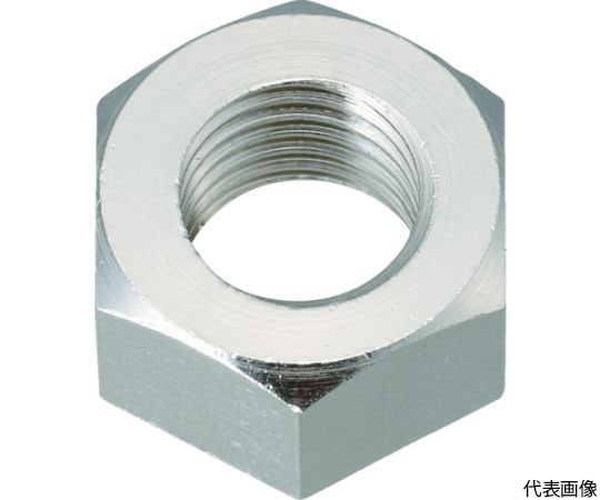 六角ナット1種　真鍮ニッケル　M6×1.0　40個入