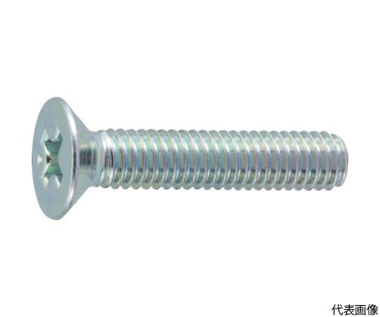 皿頭小ねじ 三価白 全ネジ M6×45 19本入