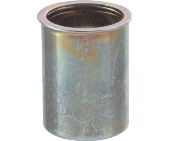 クリンプナット薄頭スチール　板厚2.5　M4X0.7　1000個入