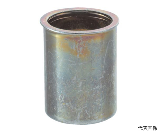 クリンプナット薄頭スチール　板厚4.0　M8X1.25　500個入