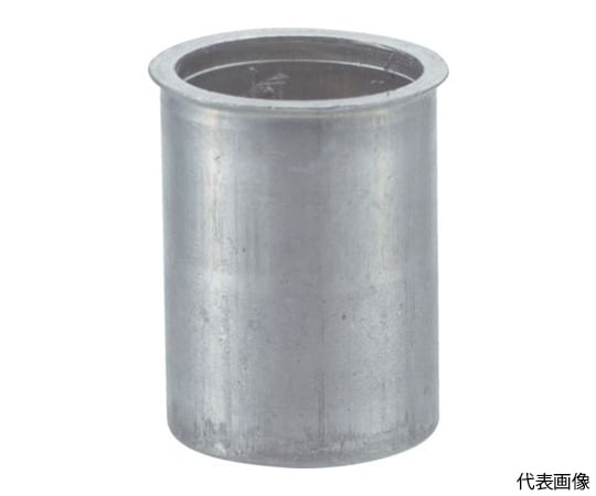 クリンプナット薄頭アルミ　板厚2.5　M8X1.25　（17個入）