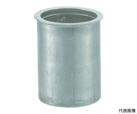 クリンプナット薄頭アルミ　板厚3.5　M4X0.7　1000個入