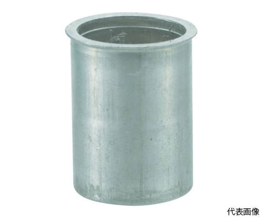 クリンプナット薄頭アルミ　板厚2.5　M10X1.5　500個入