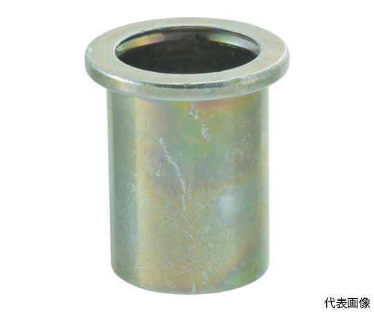 クリンプナット平頭ステンレス　板厚4.0　M10X1.5　100入