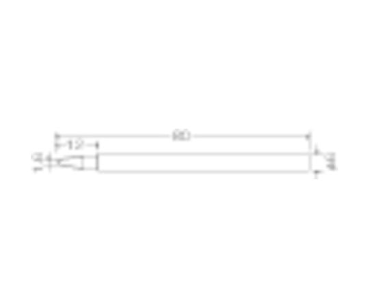 替こて先φ6BC型KS-60R用