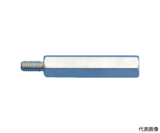 黄銅スペーサー　SBB-M3　オス-メス　100個入　ネジ径M3　全長8