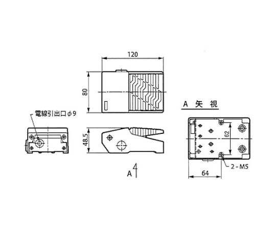 日本精器 足踏スイッチロック付 BN1411R-