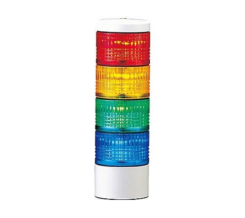 61-2219-40取扱停止LES-AW型 LED薄型小型積層信号灯 φ50 直取付けLES402AWRYGB
