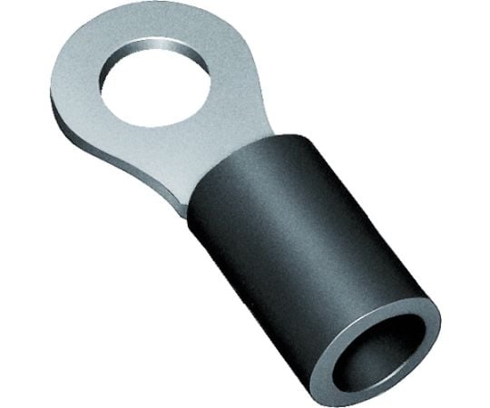 ビニル絶縁付丸型端子（ストレート形）　100個入り