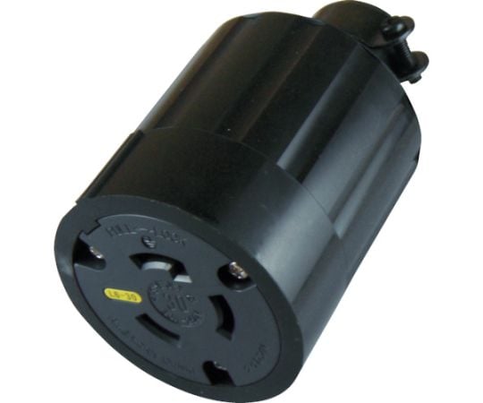 引掛形　ゴムコネクタボディ　接地2P30A250V