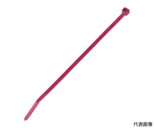 ナイロン結束バンド 赤 （100本入）
