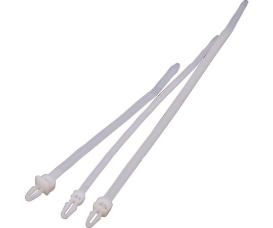 プッシュマウントタイ（ウィング無）　幅4.8x132　取付穴径4.