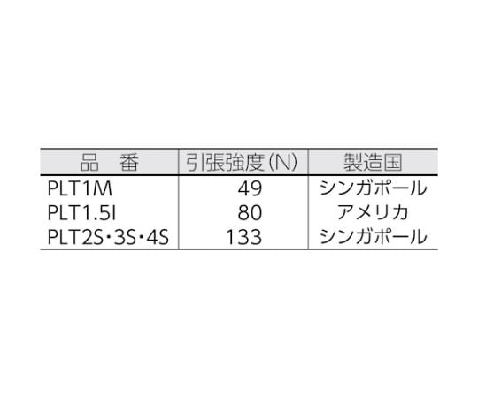 61-2238-92 ポリプロピレン結束バンド （1000本入） PLT4S-M109 【AXEL