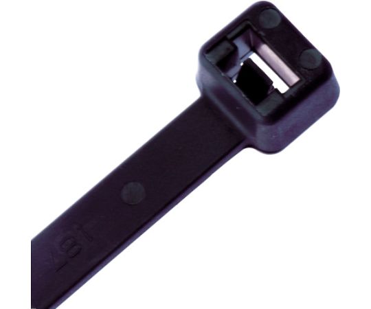 61-2240-60 ナイロン結束バンド 耐候性黒（100本入）幅4.8厚さ1.3mm