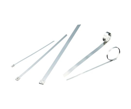 アズワン（AS ONE）　ステンレスケーブルタイ W7.9X838L （50本入） BCT838L（61-2243-76） アズワン AS ONE 天板付作業台 KS-187FE 4-588-07 [A101301] サカエ KS