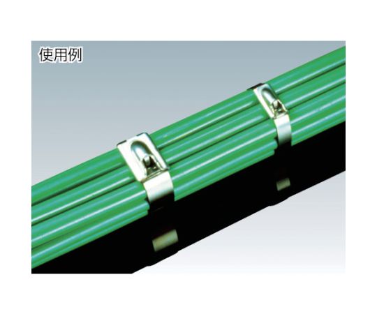 MLTタイプ　自動ロック式ステンレススチールバンド　SUS304　幅6.4mm　長さ363mm　50本入り　MLT4LH-LP