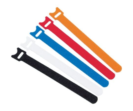 マジックバンド　超薄型　ストラップ　20cm　黒　（5本入）