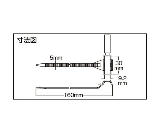 マーカータイ　幅5mmX長さ160mm　（100本入）　PMT-150