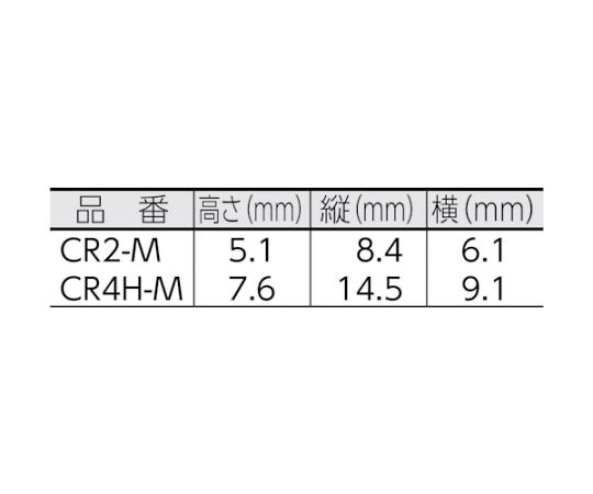 連結リング固定具（密閉型）　ナチュラル　（1000個入）　CR2-M