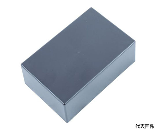 プラスチックケース　ブラック　85X135X40