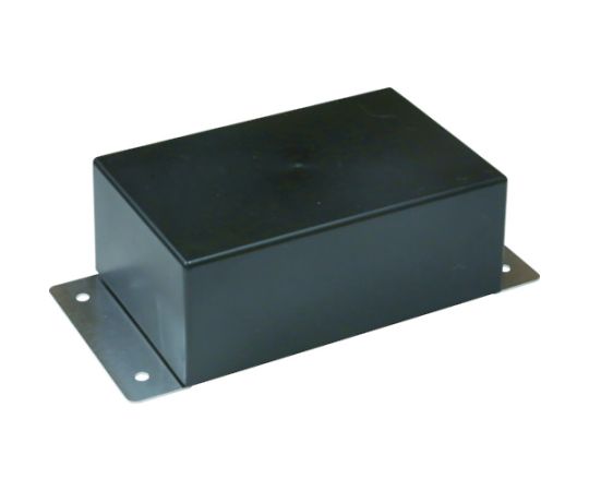 プラスチックケース　ブラック　70X107X40