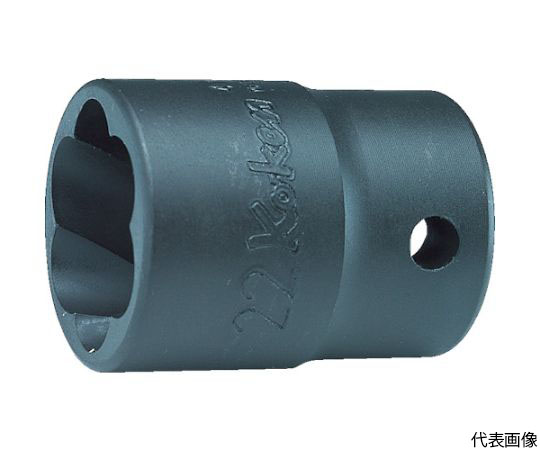 61-2274-88 ナットツイスター 差込角12.7mm 対辺19mm 4127-19 【AXEL