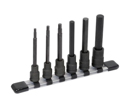 ヘキサゴンソケットセット（強力タイプホルダー付）　6pcs