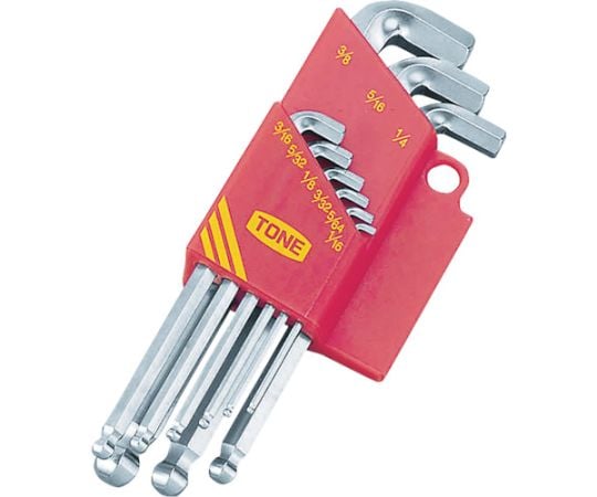 ボールポイント六角棒レンチセット マスターツール首下ショートボールポイントL形レンチセット 300g