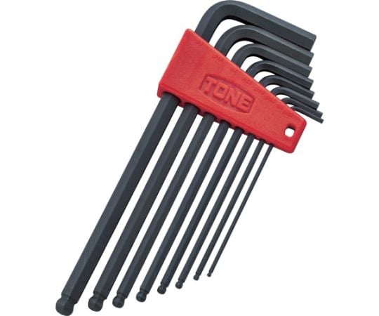 ロングボールポイントL形レンチセット　8pcs