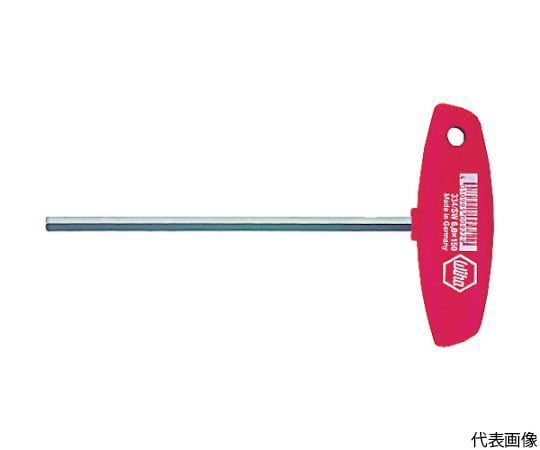 Tハンドル六角レンチ　対辺寸法4.0mm　軸長200mm