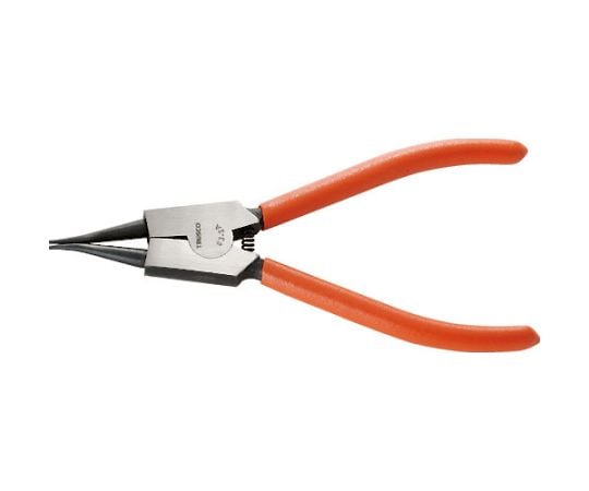 スナップリングプライヤー　軸用　Φ1.2　直爪63型