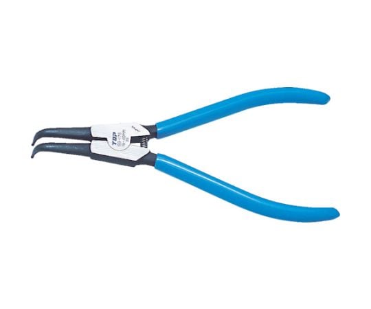 スナップリングプライヤ　軸用曲爪　使用範囲3～9mm