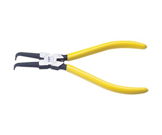 スナップリングプライヤ穴用曲爪　230mm　使用範囲32～80mm