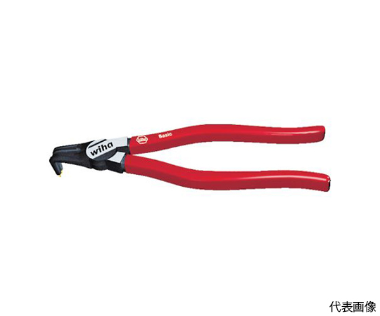 穴用スナップリングプライヤーマジックチップ付先端90°