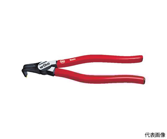 穴用スナップリングプライヤーマジックチップ付先端90°