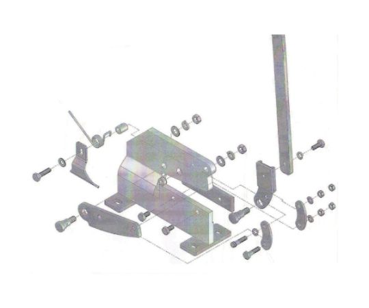 板金用切断機 レバーシャP-1用部品 NO.8リンクゲージ P1008