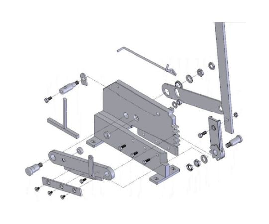板金用切断機 レバーシャP-4用部品 NO.18平ワッシャー