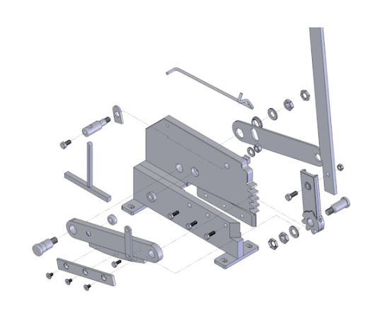 板金用切断機 レバーシャP-4用部品 NO.20ブレード