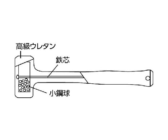 61-2406-43 コンポーネントハンマー レギュラータイプ #1 COM-10